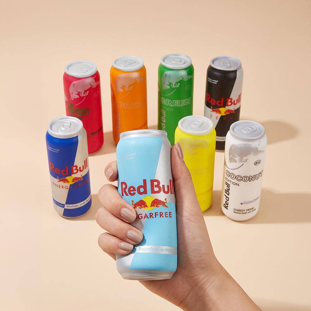 12PCS - Energy Drink Can Squeeze Squishy Stress Relief Toy Set
