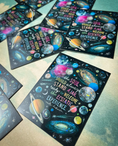 Ecstatic Experience Glitter Sticker