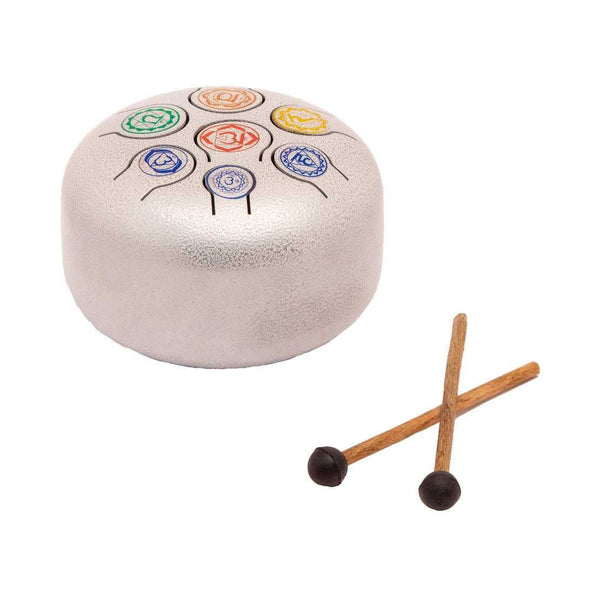 Happy drum (steel tongue) 7 CHAKRAS approx. 7" - Candle Queen Candles