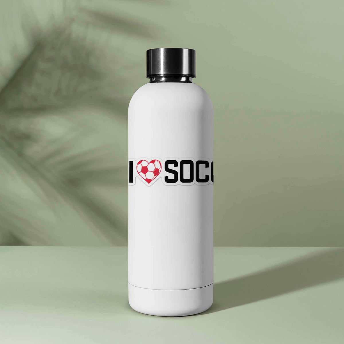 I Love Soccer Sticker - Cool Sports Decal