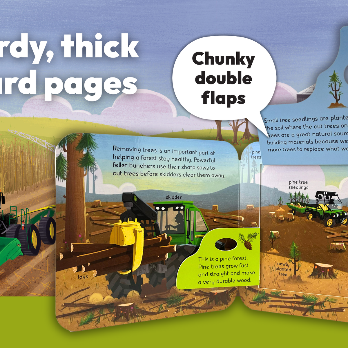 John Deere Kids Dirt Lift a Flap Board Book