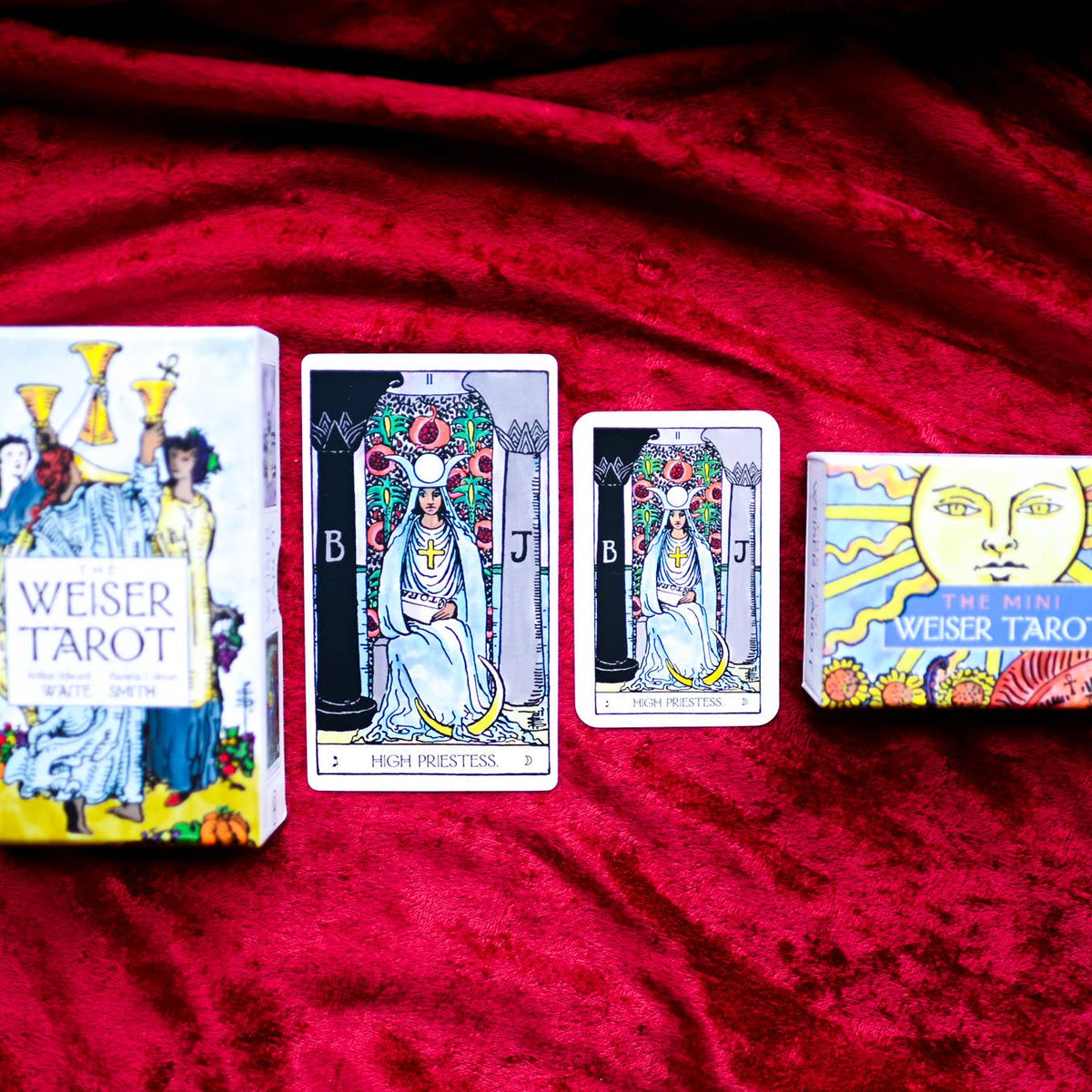 The Mini Weiser Tarot (78 Full-Color Cards, Mini RWS Deck)