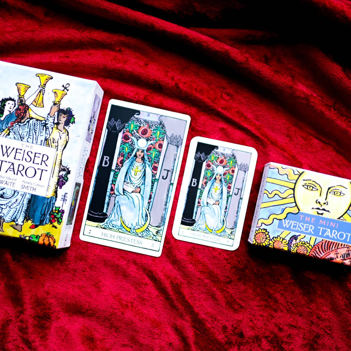 The Mini Weiser Tarot (78 Full-Color Cards, Mini RWS Deck)