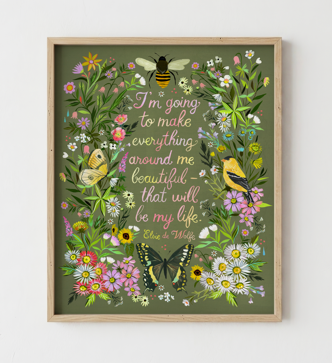 Everything Around Me | Nature Print: 11 x 14