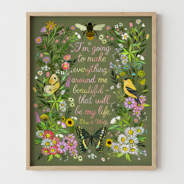 Everything Around Me | Nature Print: 11 x 14