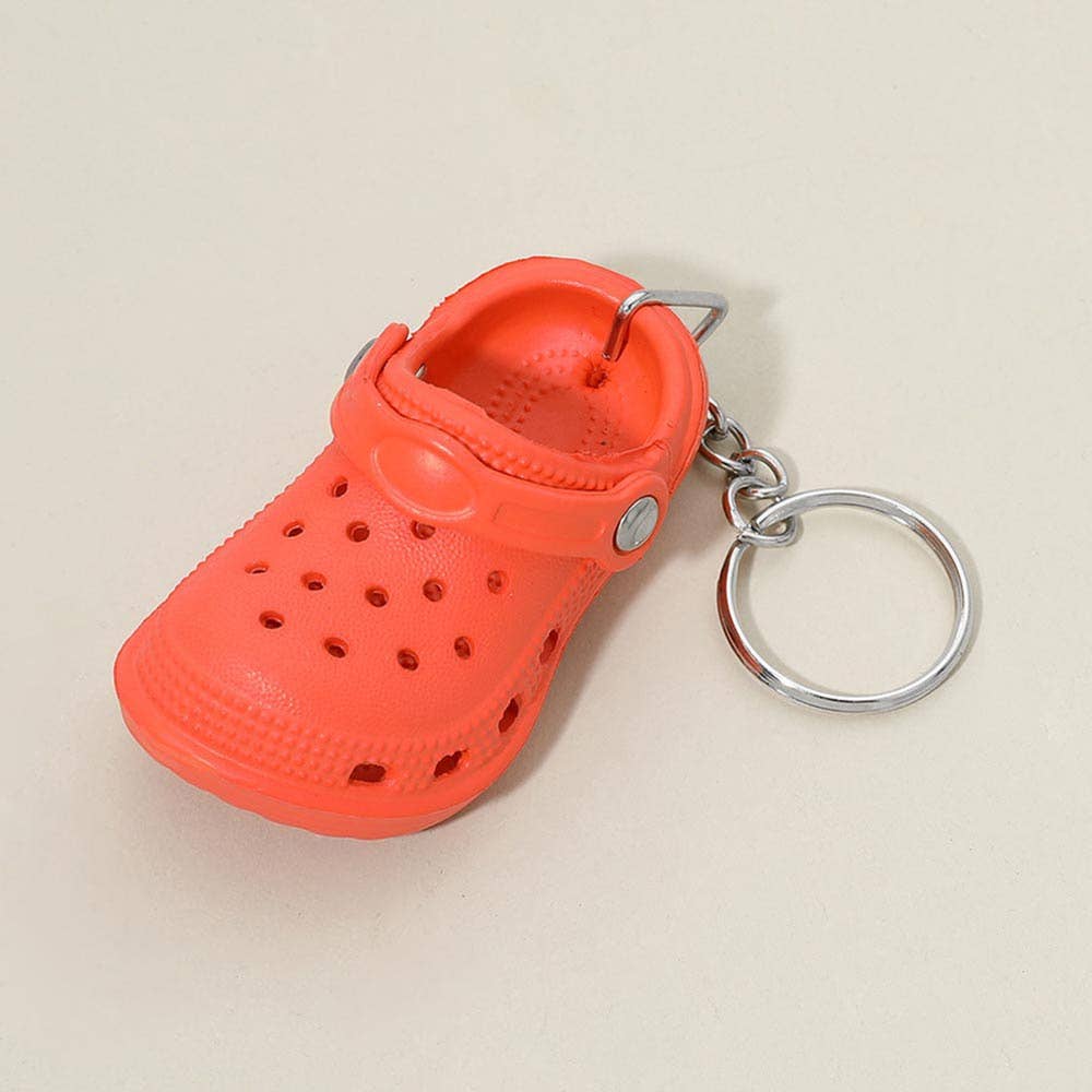 12PCS - Mini Clog Shoes Bag Charm Keychains