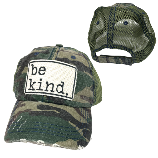 BE KIND HAT: Camouflage