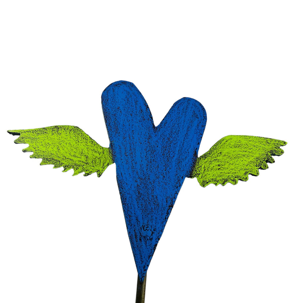 Heart Plant Stake whimsical garden hippie gypsy teen peace