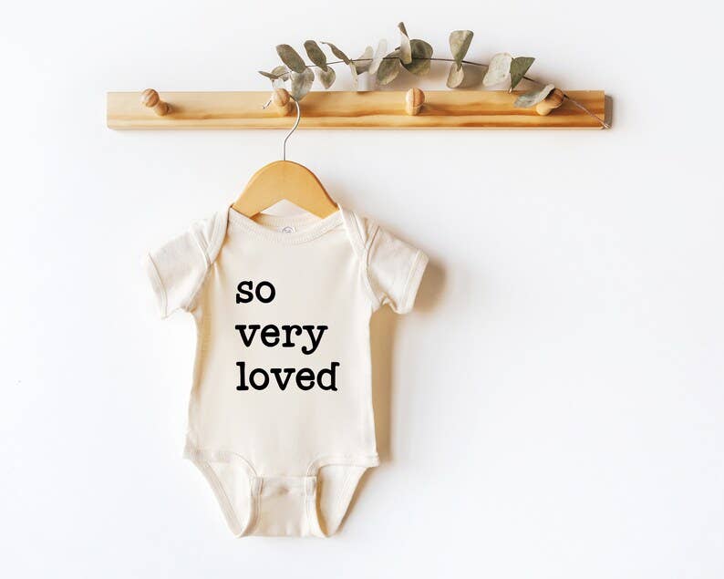 So Very Loved Baby onesie