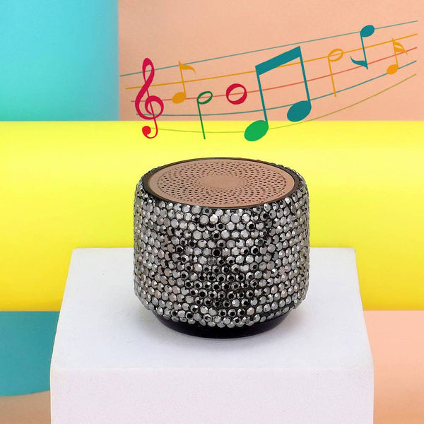 Mini Portable Bling Studded Wireless Speaker
: HEMATITE