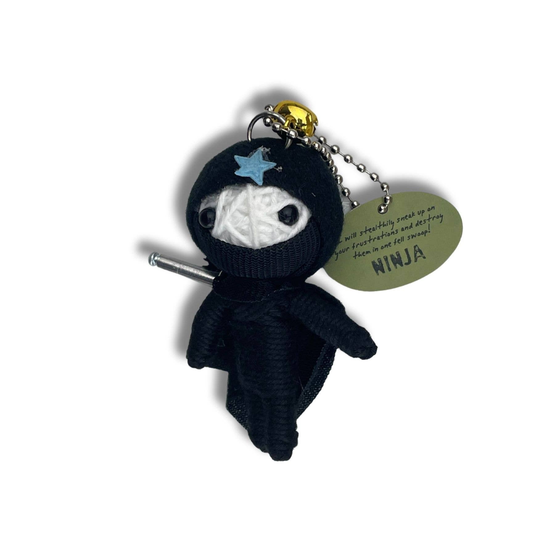 Ninja - Watchover Voodoo Dolls - Keychain – Candle Queen Candles