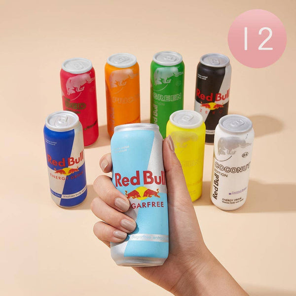 12PCS - Energy Drink Can Squeeze Squishy Stress Relief Toy Set