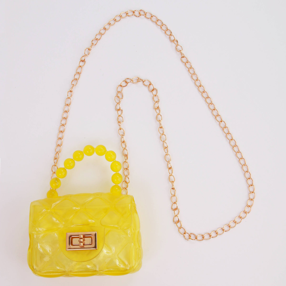 Clear Jelly Purse: Orange