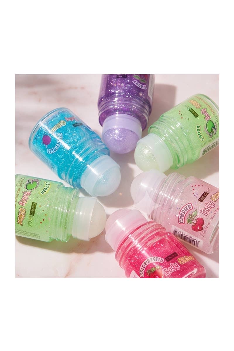 Beauty Treats 2203D Large Roll-on Body Glitter Gel - 24pc