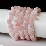 Healing Stone | Rose Quartz | Spiritual Gift | Chip Bracelet - Candle Queen Candles