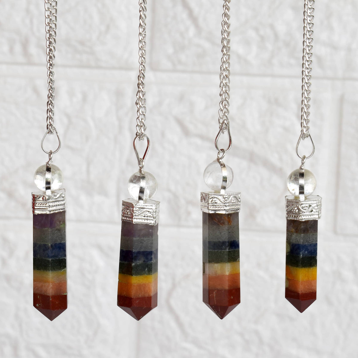 Dowsing Pendulum | Chakra Pendulum | Faceted Pendulums: Faceted - Candle Queen Candles