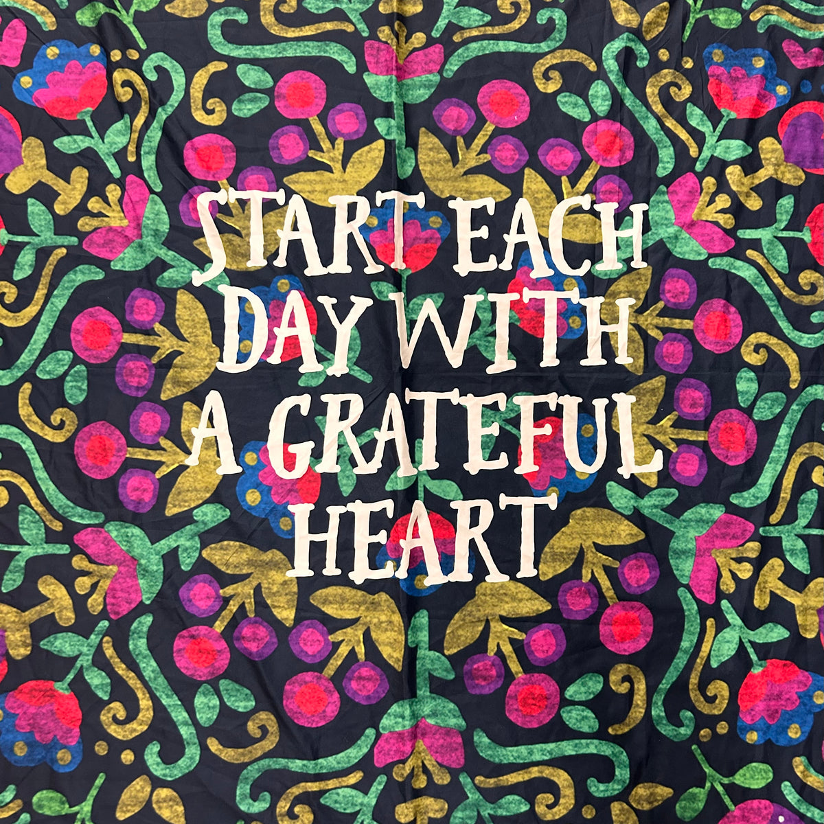 Start Each Day with a Grateful Heart Tapestry