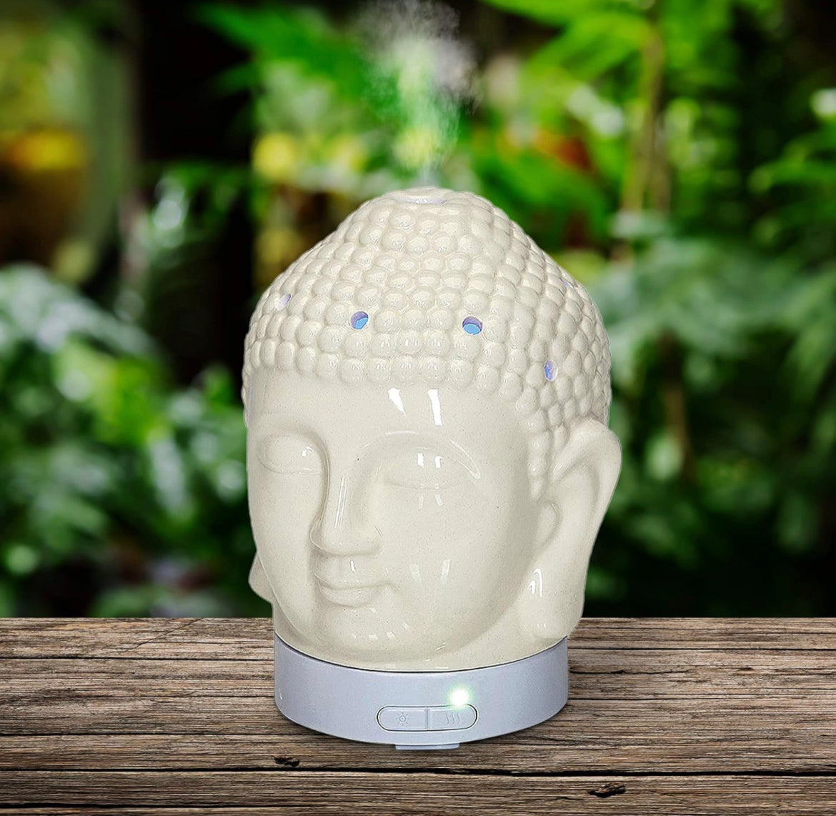 Buddha Ceramic Ultrasonic Diffuser – Candle Queen Candles