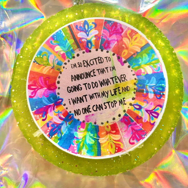 Angel Wings Car Freshies (yellow Freshie; choose image)