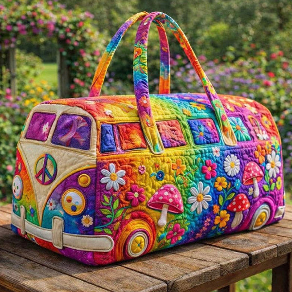 Quilted VW Bus Totes