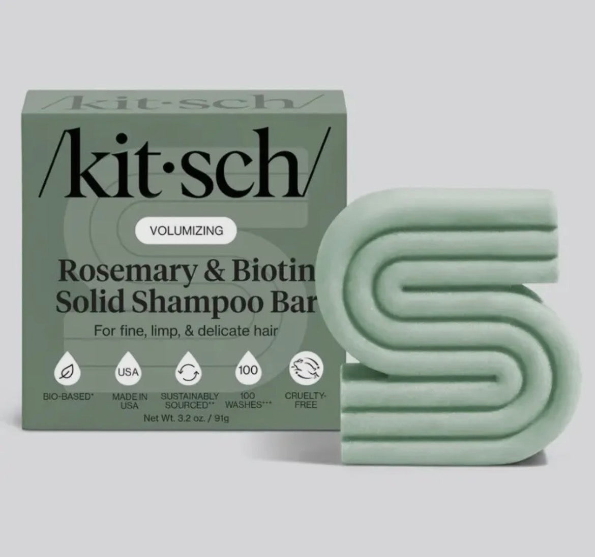 Rosemary & Biotin Solid Shampoo Bar - Candle Queen Candles