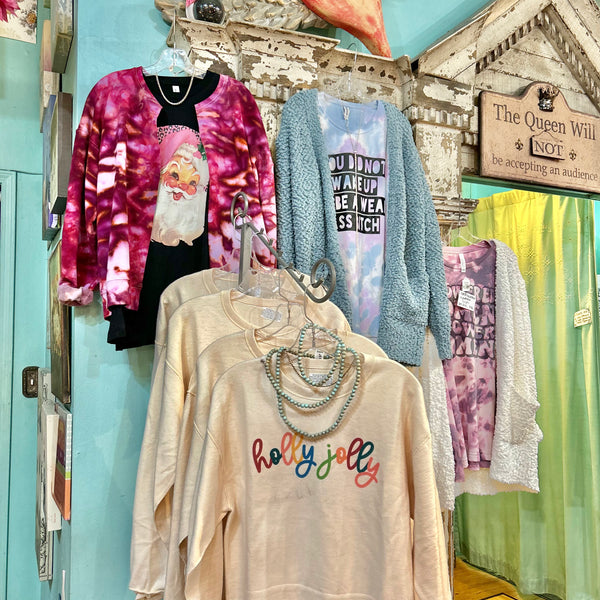 Raspberry Tie Dye Sweatshirt