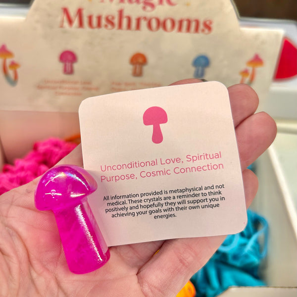 Magic Aura Crystal Mushroom in a Bag