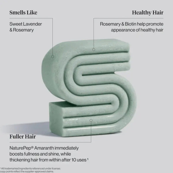 Rosemary & Biotin Solid Shampoo Bar - Candle Queen Candles