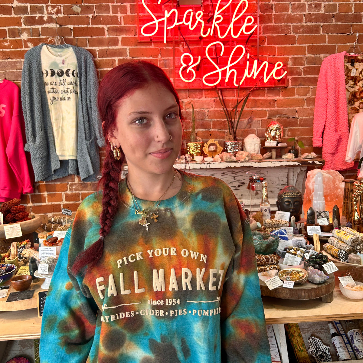 Fall Market Tie Dye Sweatshirt