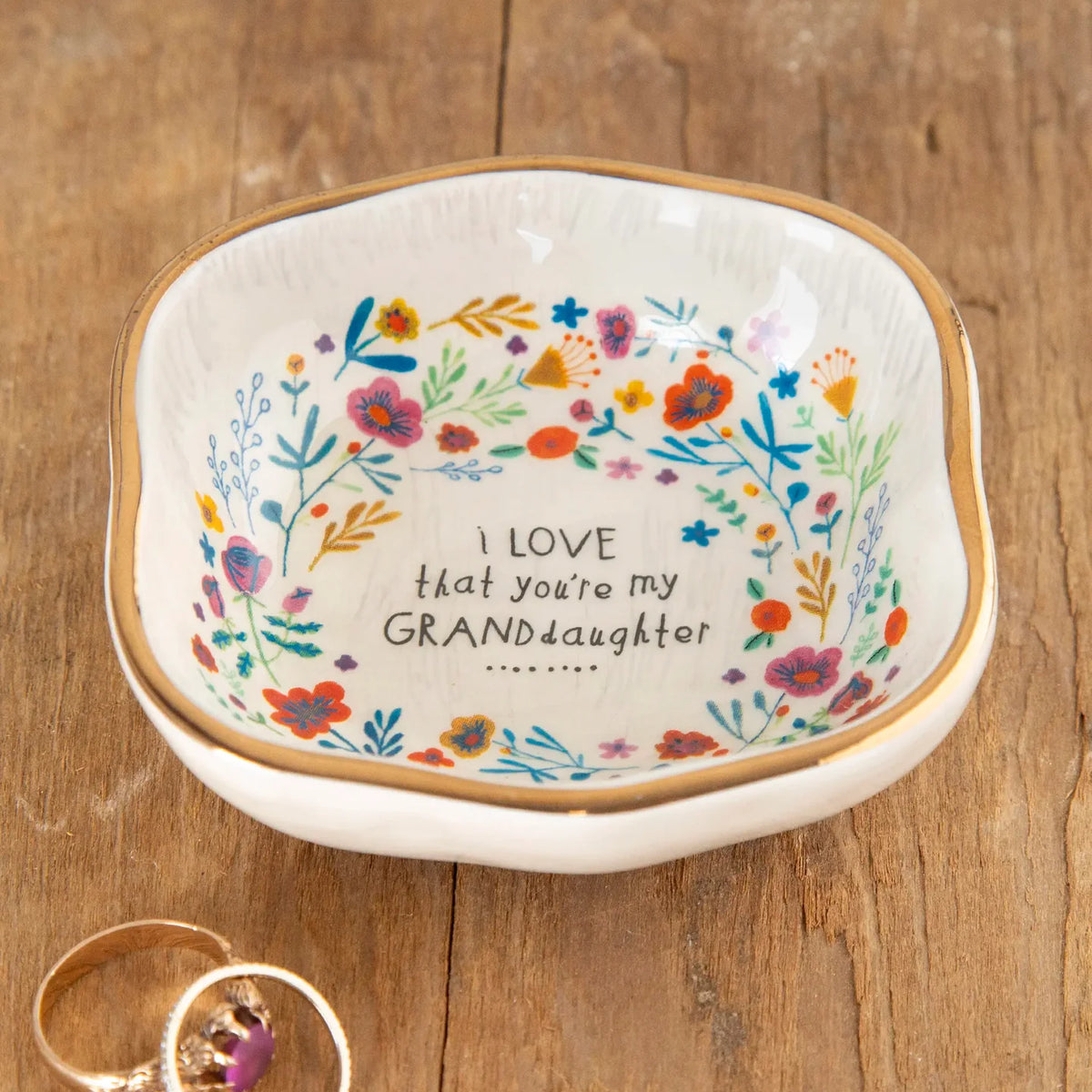 Antiqued Trinket Bowl