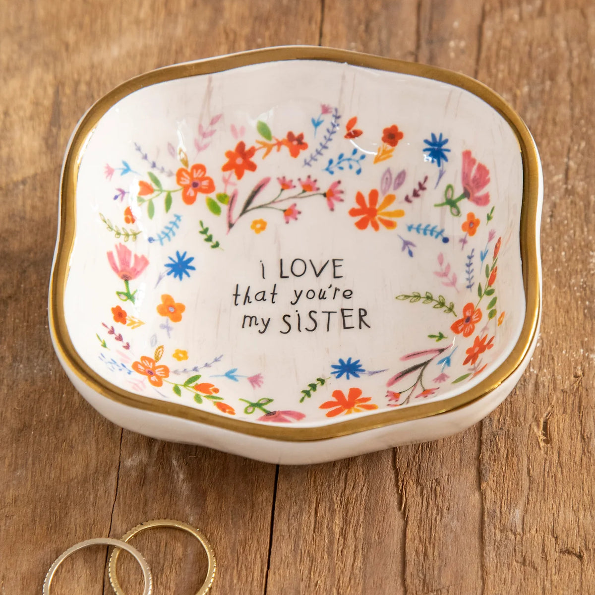 Antiqued Trinket Bowl