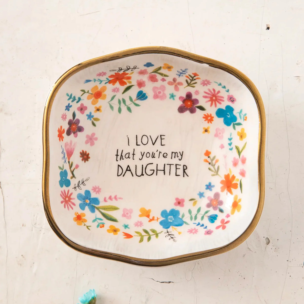 Antiqued Trinket Bowl