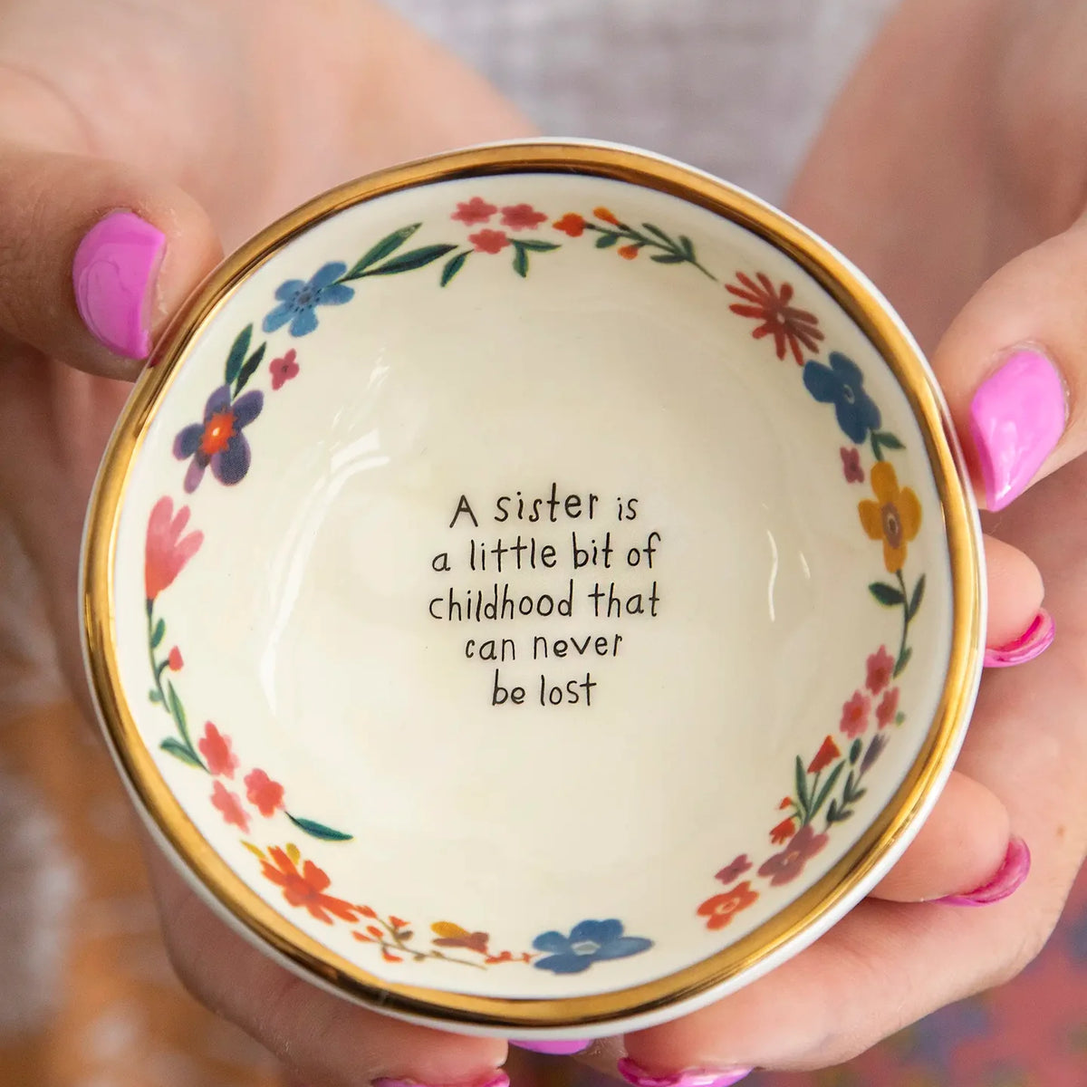 Antiqued Trinket Bowl