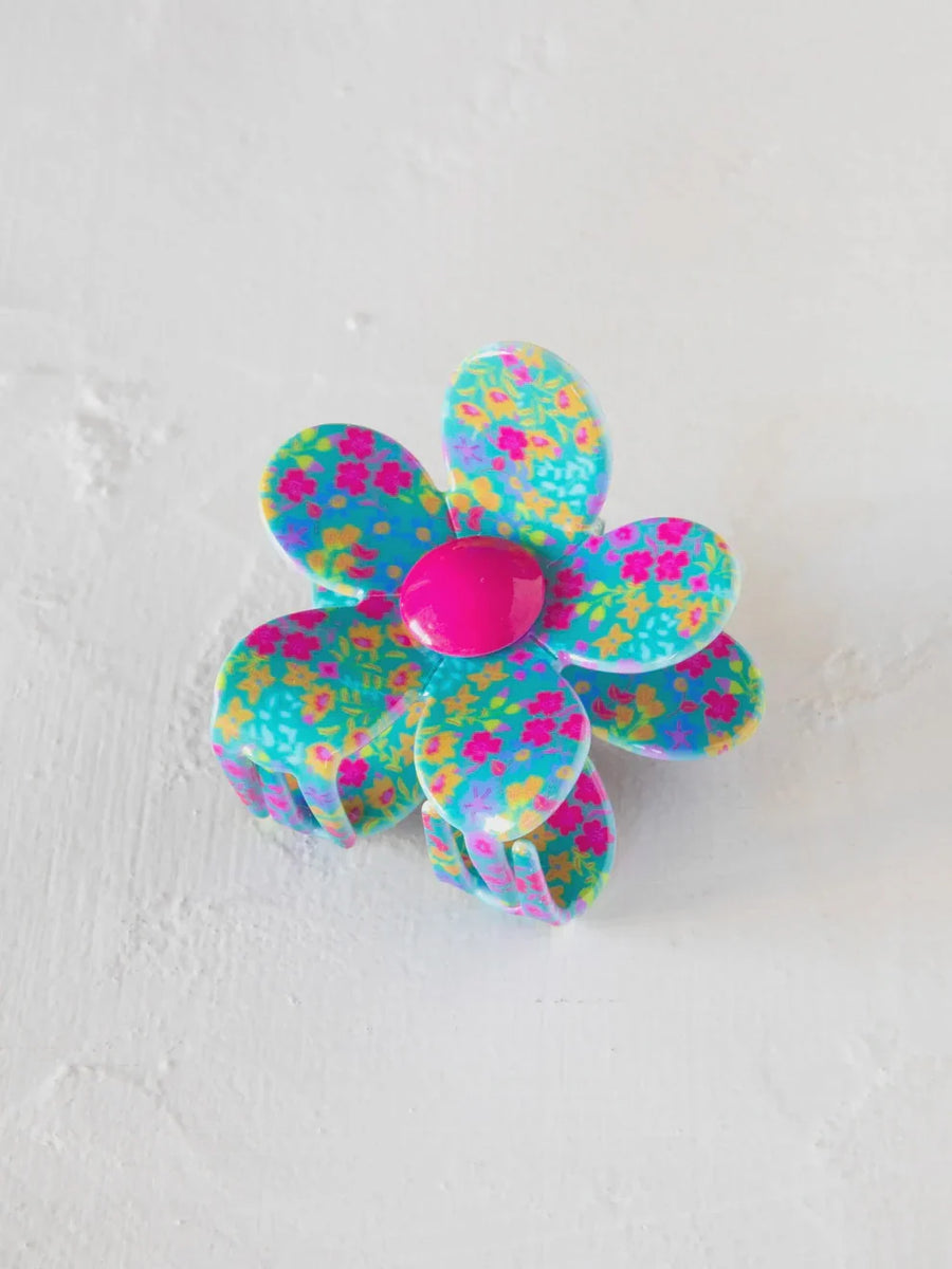 Floral Hair Claw Clip