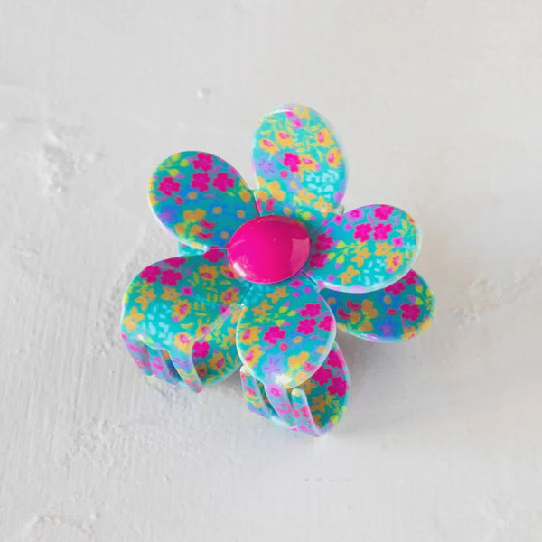 Floral Hair Claw Clip