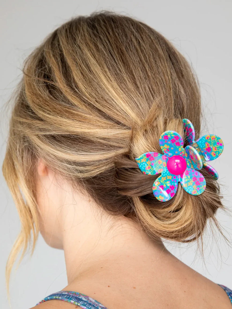 Floral Hair Claw Clip