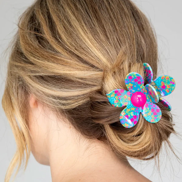 Floral Hair Claw Clip