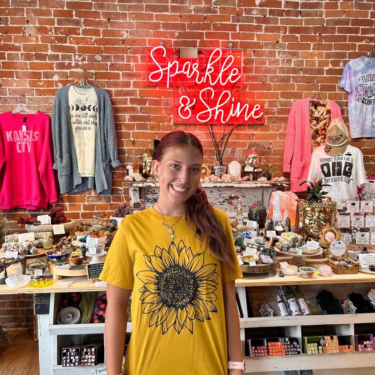 Sunflower Tee - Candle Queen Candles