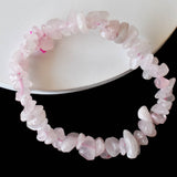Healing Stone | Rose Quartz | Spiritual Gift | Chip Bracelet - Candle Queen Candles