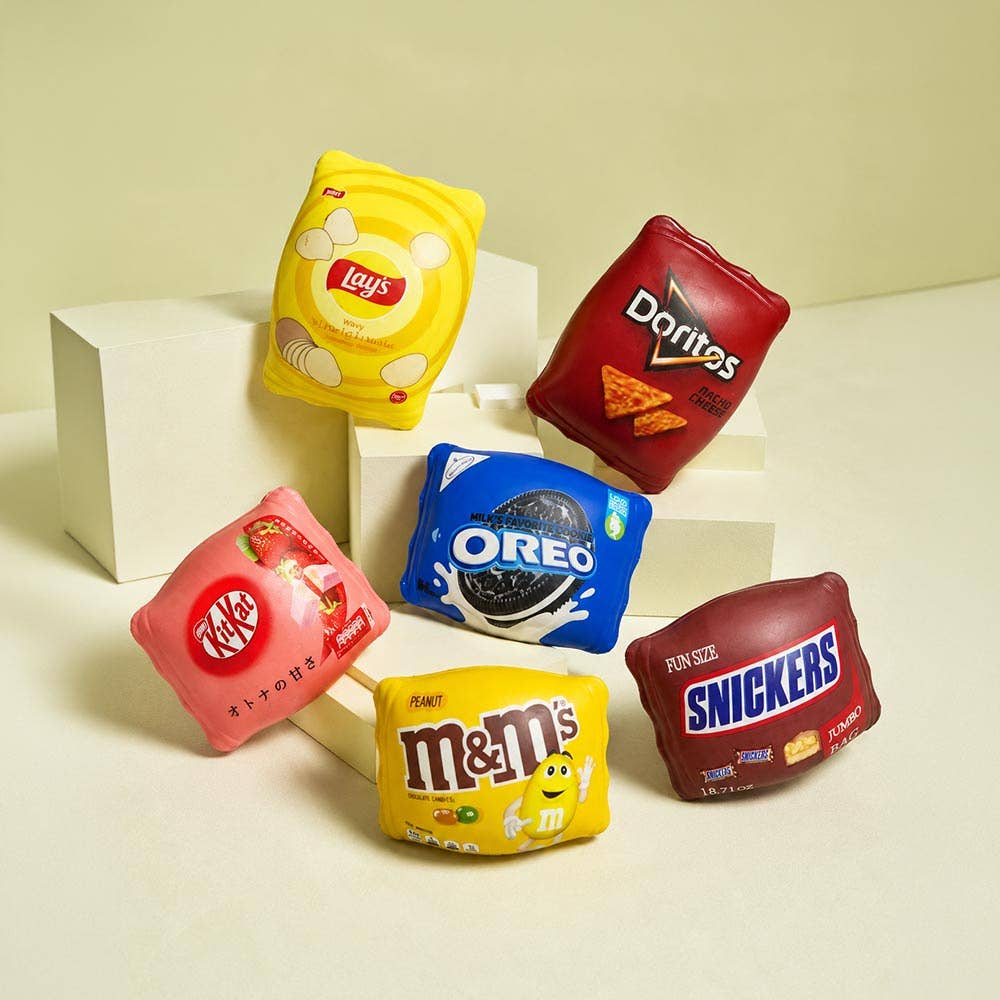12PCS - Assorted Snack Squeeze Squishy Stress Relief Toy