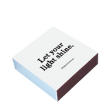 Matchboxes - X109 - Let Your Light Shine (Wilferd Peterson) - Candle Queen Candles