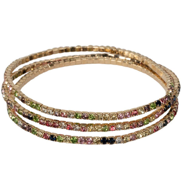 Tourmaline Rhinestone Bracelet