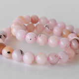 Healing Bracelet | Pink Opal | Gemstone Bracelet: 6mm - Candle Queen Candles