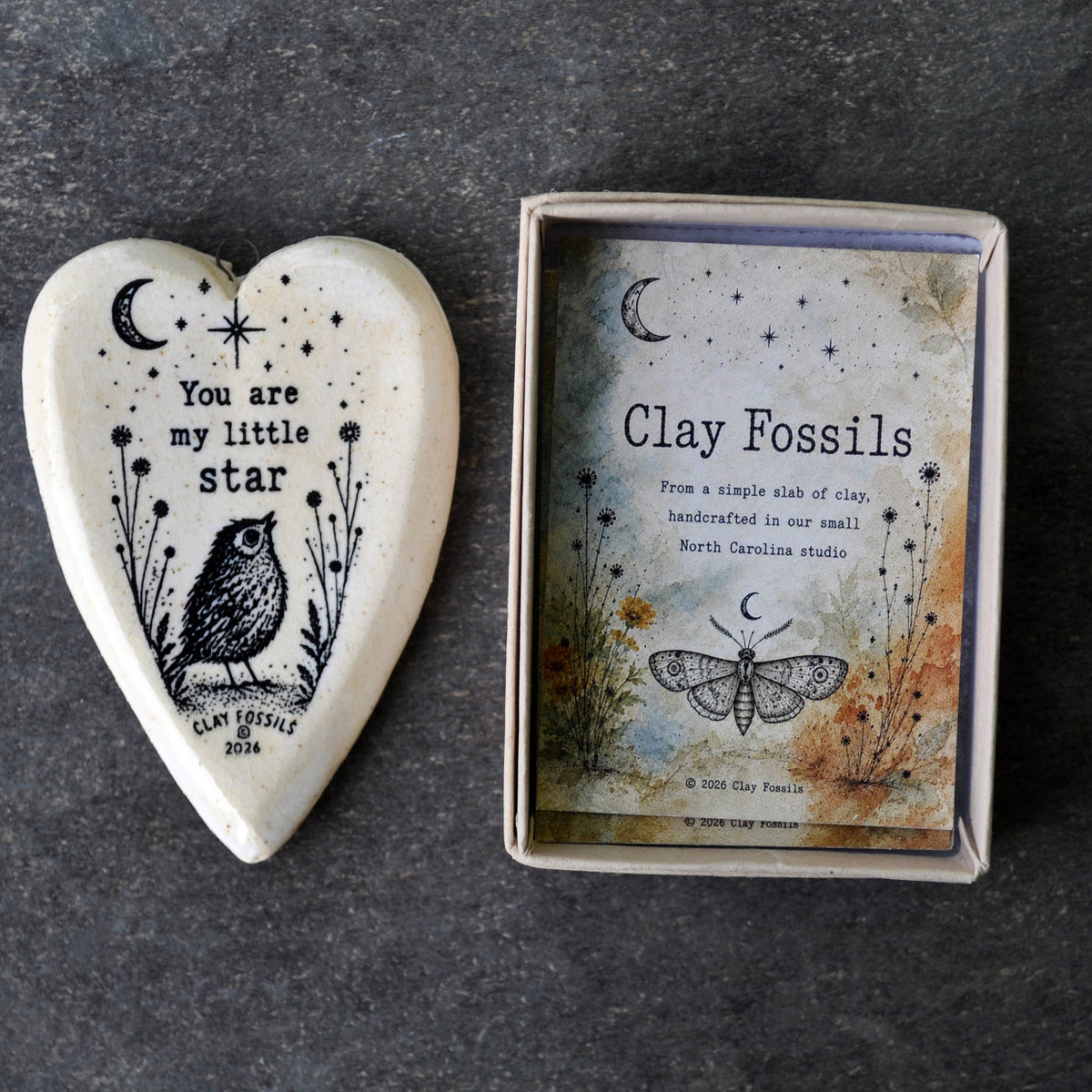 Little Star, Heart Ornament