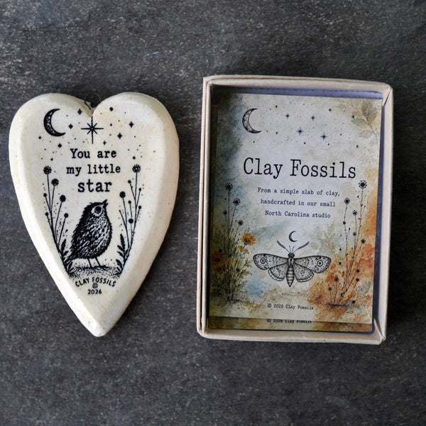 Little Star, Heart Ornament