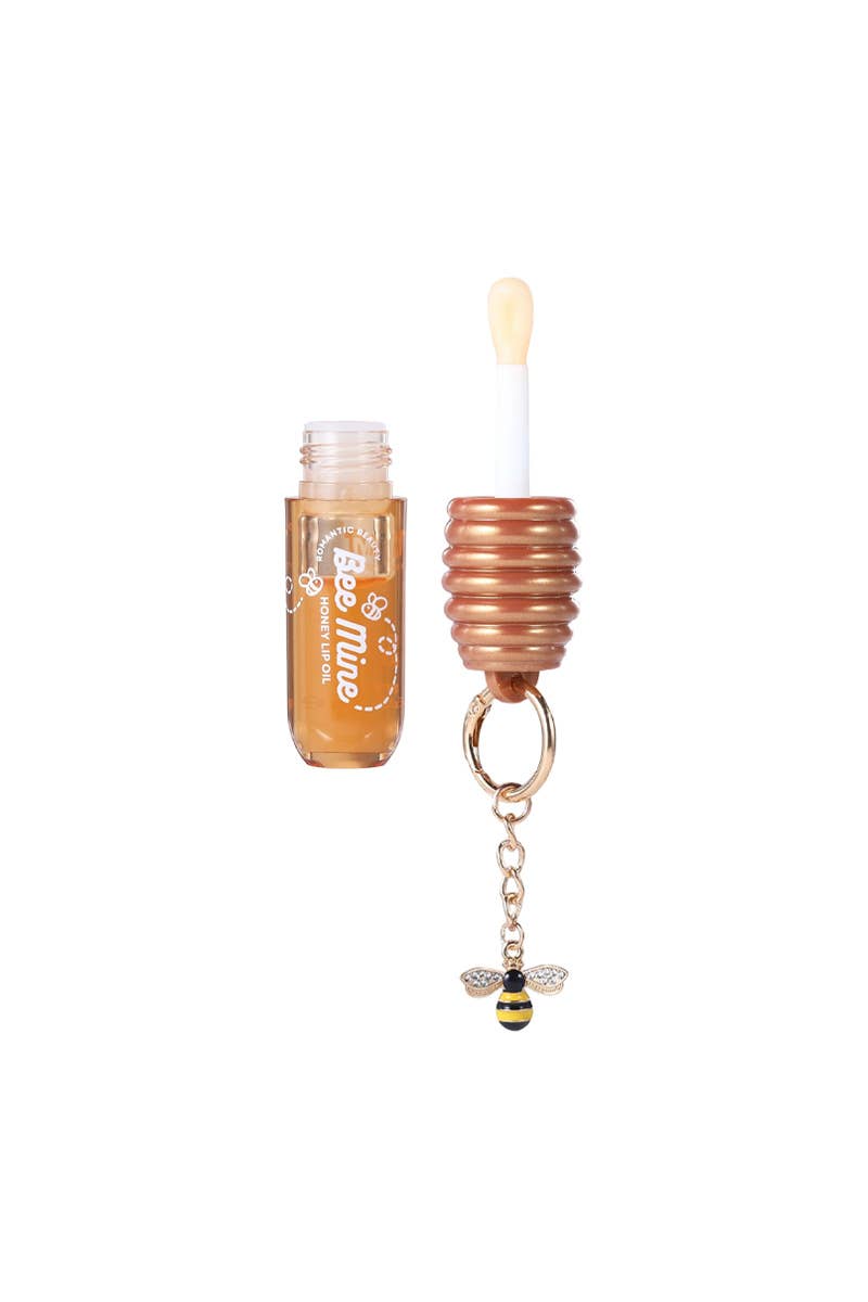 Romantic Beauty LO-8468 Bee Mine Honey Lip Oil &Keychain -12