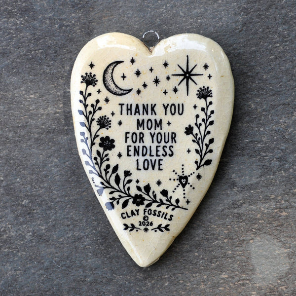 Thank you Mom endless love, handmade USA, gift, boxed