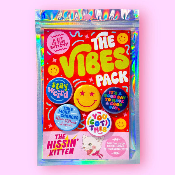 The Vibes Pack pins