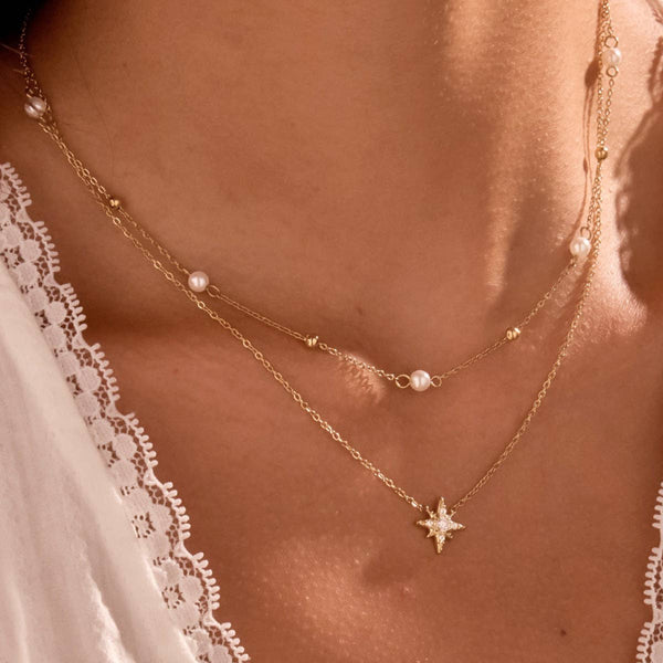 18K Gold Plated Waterproof Stainless Steel Chain Necklace