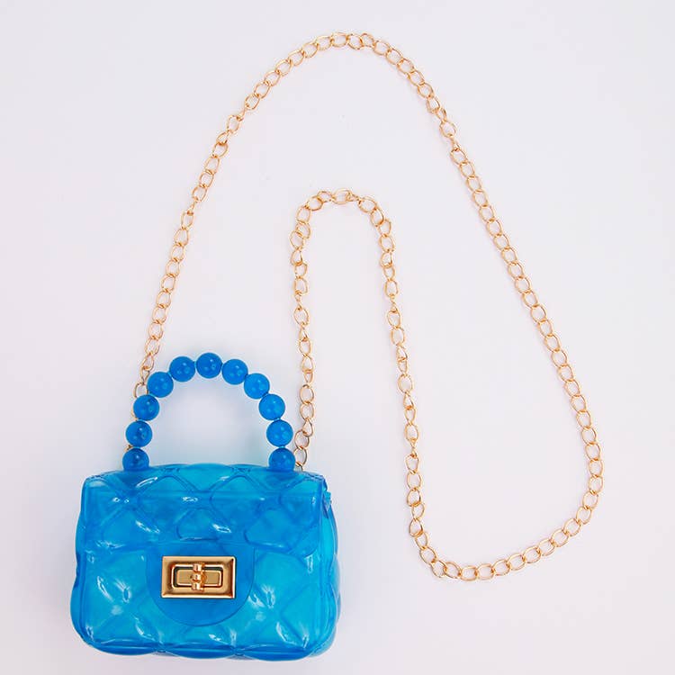Clear Jelly Purse: Orange